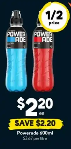 Drakes Powerade offer