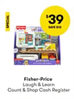 BIG W Fisher-Price Laugh & Learn Count & Shop Cash Register offer