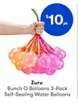 BIG W Zuru Bunch O Balloons 3-Pack Self-Sealing Water Balloons offer