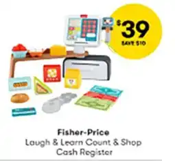 BIG W Fisher-Price Laugh & Learn Count & Shop Cash Register offer