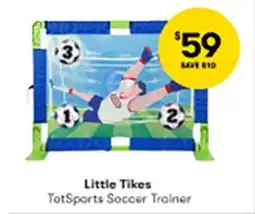 BIG W Little Tikes TotSports Soccer Trainer offer