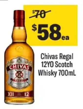 Liquorland Chivas regal 12yo scotch whisky offer