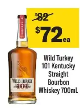 Liquorland Wild Turkey 101 Kentucky Straight Bourbon Whiskey offer