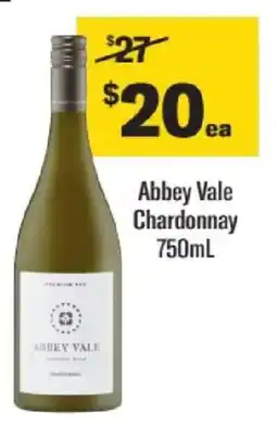 Liquorland Abbey Vale Chardonnay offer