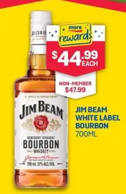 SipnSave Jim beam white label bourbon offer