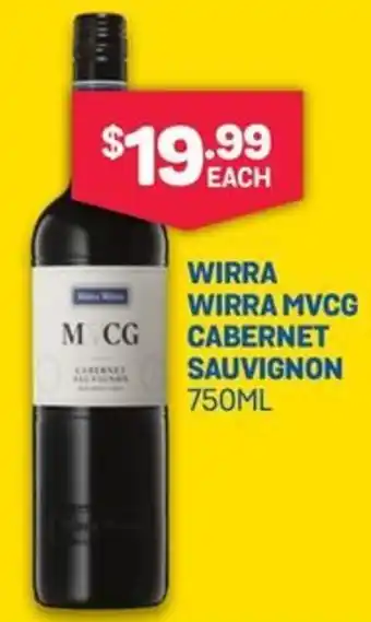 SipnSave Wirra mvcg cabernet sauvignon offer
