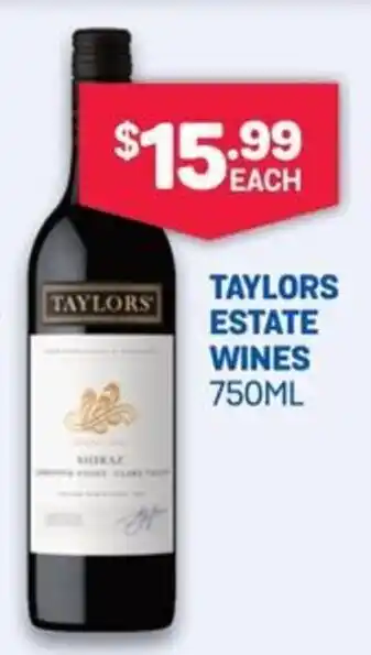 SipnSave Taylors estate wines offer