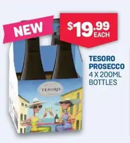 SipnSave Tesoro prosecco bottles offer
