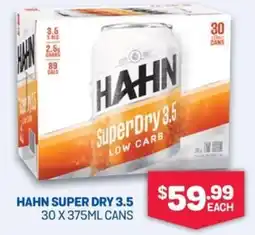 SipnSave Hahn super dry 3.5 offer
