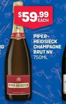 SipnSave Piper- heidsieck champagne brut nv offer