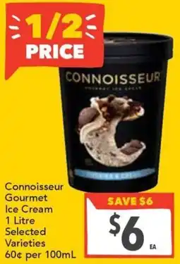 Supa Valu Connoisseur Gourmet Ice Cream Selected Varieties offer