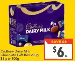 Supa Valu Cadbury Dairy Milk Chocolate Gift Box offer