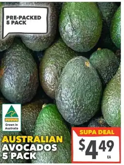 Supa Valu Australian avocados offer