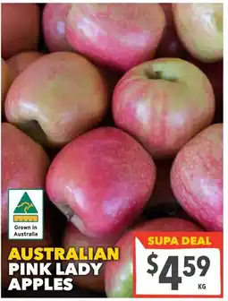 Supa Valu Australian pink lady apples offer