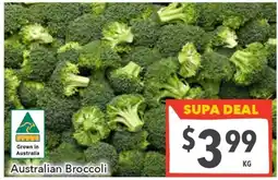Supa Valu Australian Broccoli offer
