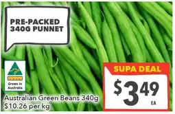 Supa Valu Australian Green Beans offer