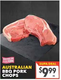 Supa Valu Australian bbq pork chops offer