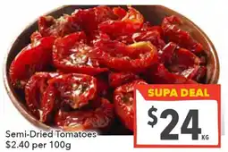 Supa Valu Semi-Dried Tomatoes offer