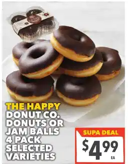 Supa Valu The happy donut co. donuts or jam balls selected varieties offer