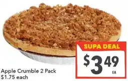 Supa Valu Apple Crumble offer