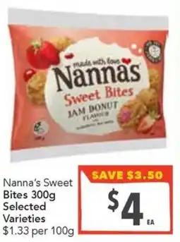 Supa Valu Nanna's Sweet Bites Selected Varieties offer