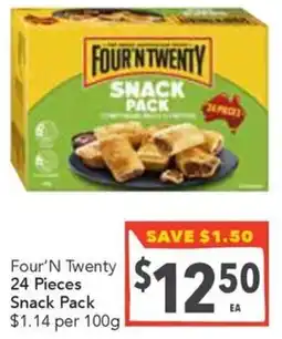 Supa Valu Four'N Twenty Snack Pack offer