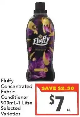 Supa Valu Fluffy Concentrated Fabric Conditioner offer