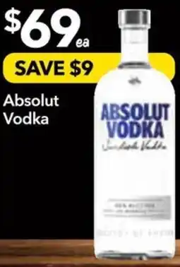Supa Valu Absolut vodka offer