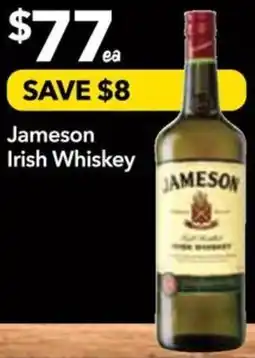 Supa Valu Jameson Irish Whiskey offer
