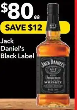 Supa Valu Jack Daniel's Black Label offer