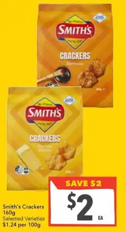 Supa Valu Smith's Crackers Selected Varieties offer