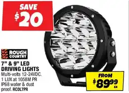 Autobarn 7" & 9" led driving lights offer