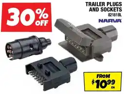 Autobarn Trailer plugs and sockets offer