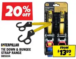 Autobarn Caterpillar tie down & bungee strap range offer