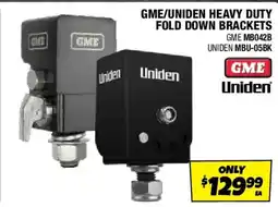 Autobarn Gme/uniden heavy duty fold down brackets offer