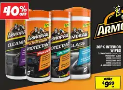 Autobarn 30pk interior wipes offer