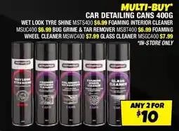 Autobarn Car detailing cans offer
