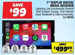 Autobarn 7" display digital media receiver offer