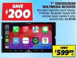 Autobarn 7" touchscreen multimedia receiver offer