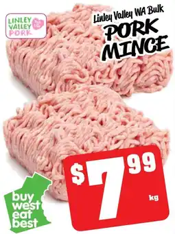 Farmer Jack's Linley valley wa bulk pork mince offer
