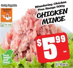 Farmer Jack's Wandering chicken free range chicken mince offer