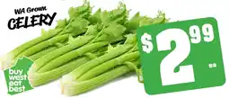 Farmer Jack's Wa grown celery offer