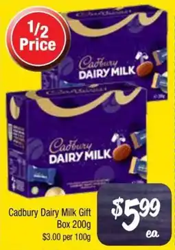 Farmer Jack's Cadbury Dairy Milk Gift Box offer