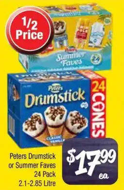 Farmer Jack's Peters Drumstick or Summer Faves offer