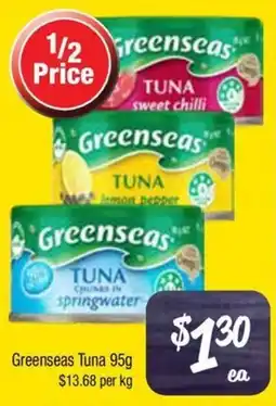 Farmer Jack's Greenseas Tuna offer