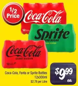 Farmer Jack's Coca-Cola, Fanta or Sprite Bottles offer