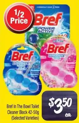 Farmer Jack's Bref In The Bowl Toilet Cleaner Block (Selected Varieties) offer