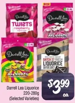 Farmer Jack's Darrell Lea Liquorice offer