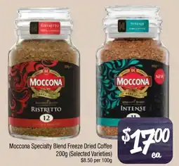 Farmer Jack's Moccona Specialty Blend Freeze Dried Coffee offer
