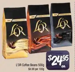 Farmer Jack's L'OR Coffee Beans offer